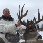 sk whitetail deer trophy - fuzz